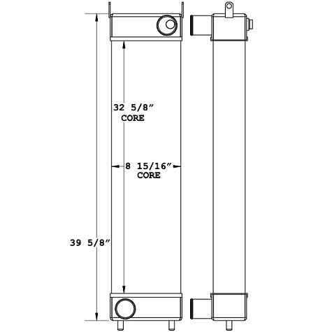 280301 - Komatsu 228 Charge Air Cooler Charge Air Cooler