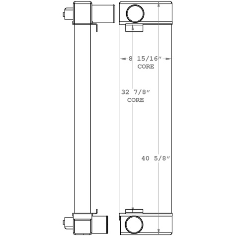 280305 - Capacity TJ 5000 Yard Truck Charge Air Cooler Charge Air Cooler