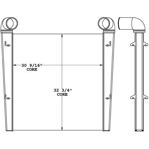 280309 - KME Fire Truck Charge Air Cooler Charge Air Cooler