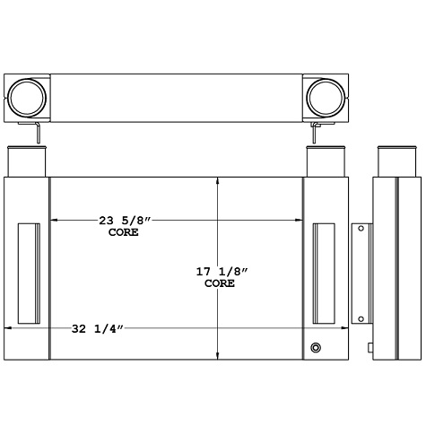 280328 - Volvo 700B Excavator Charge Air Cooler Charge Air Cooler