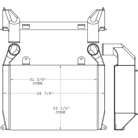 280334 - American LaFrance Charge Air Cooler Charge Air Cooler