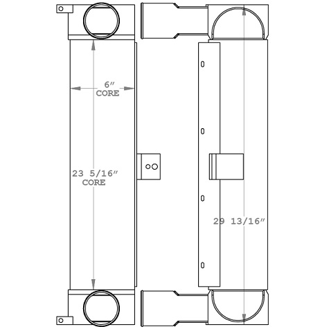 280341 - Glama Mobile Furnace Charging Machine Charge Air Cooler Charge Air Cooler