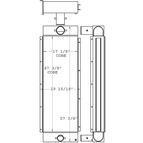 280347 - John Deere Charge Air Cooler Charge Air Cooler