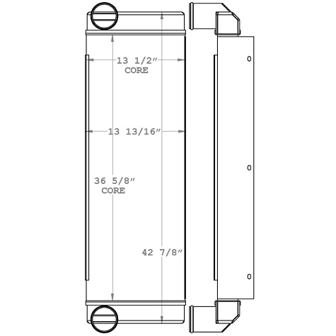 280354 - Monaco Motorhome Charge Air Cooler Charge Air Cooler