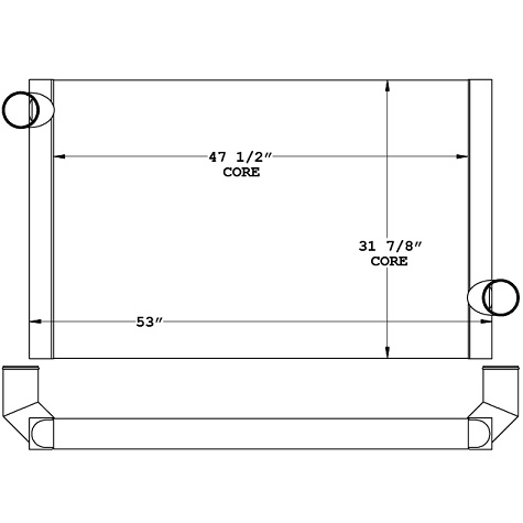 280360 - Lang Tool 220LTC Tool Carrier Charge Air Cooler Charge Air Cooler