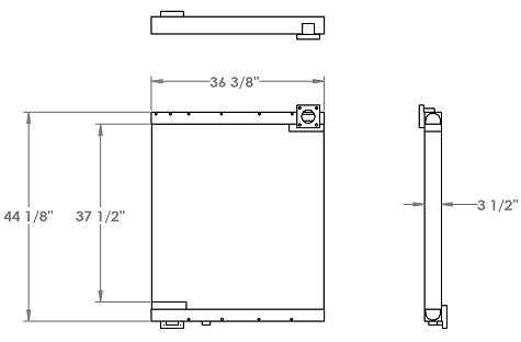 280376 - Atlas Copco Charge Air Cooler Charge Air Cooler