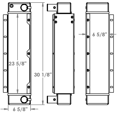 280390 - John Deere PE4024R Charge Air Cooler Charge Air Cooler