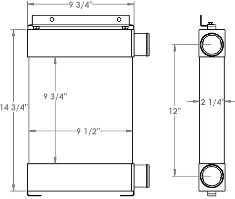 280394 - Kubota SVL952S Charge Air Cooler Charge Air Cooler