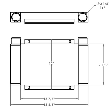 280398 - Case Charge Air Cooler Charge Air Cooler