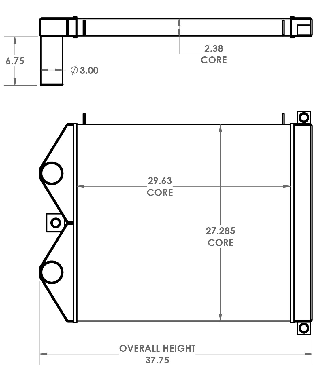 280408 - Caterpillar 330 Charge Air Cooler Charge Air Cooler