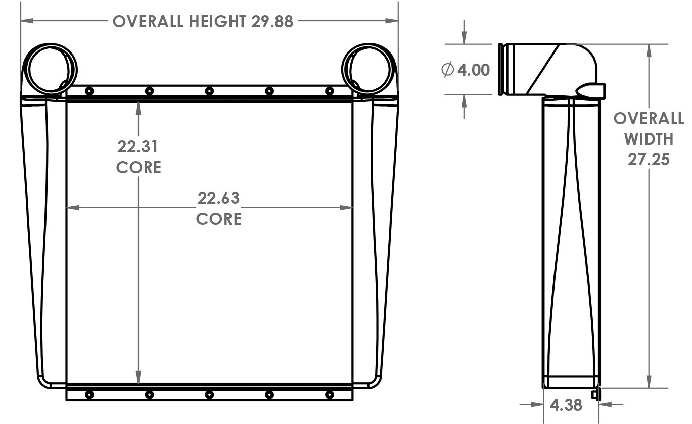 280418 - Volvo A25D Charge Air Cooler Charge Air Cooler