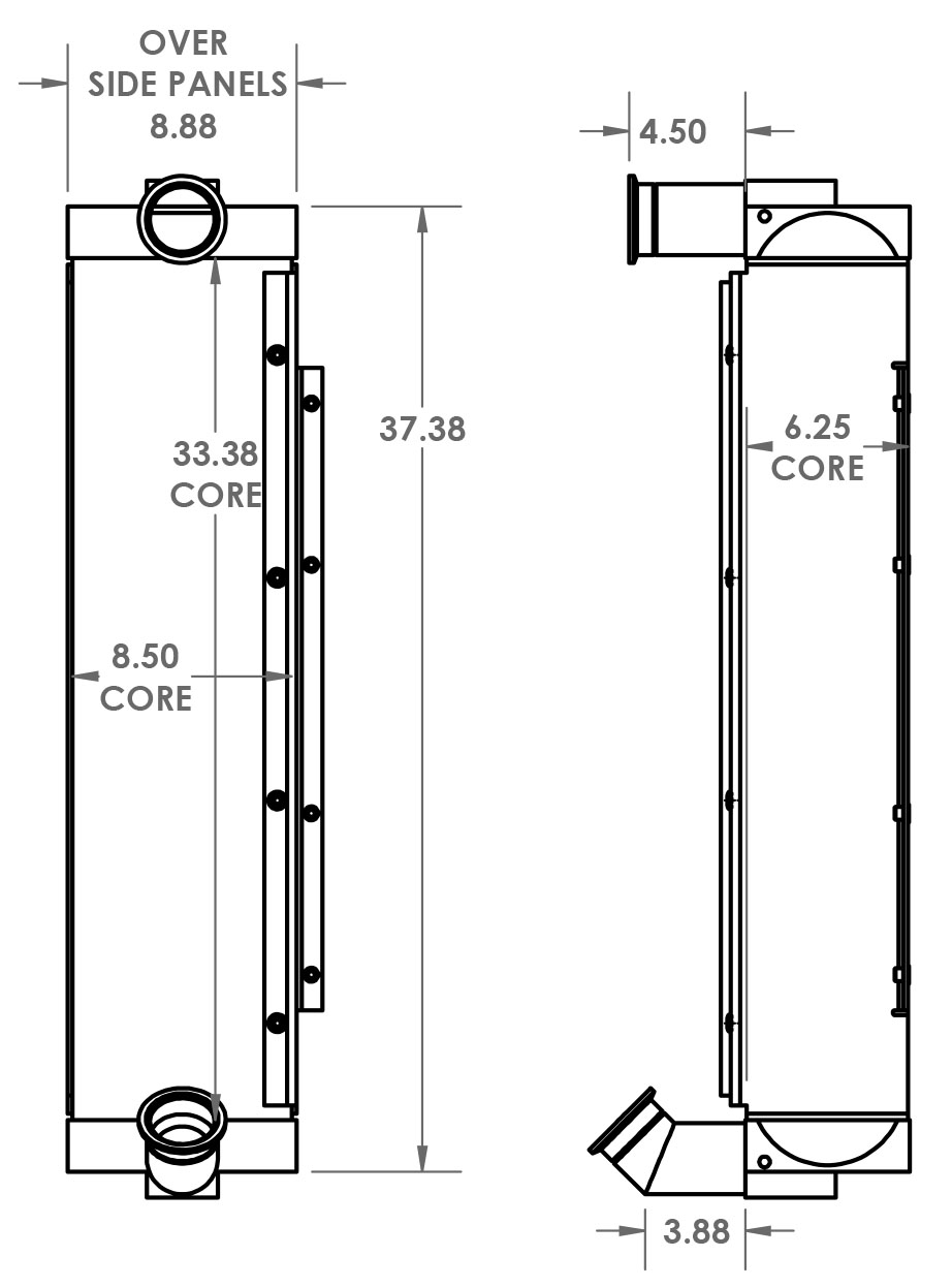 280422 - Volvo ECR305 Charge Air Cooler Charge Air Cooler