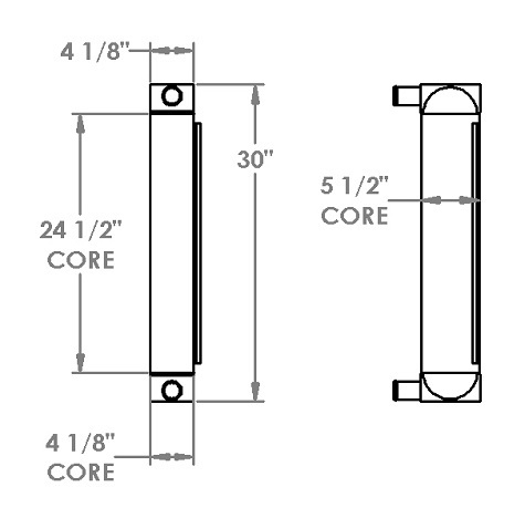 280433 - Takeuchi Skid Steer Charge Air Cooler Charge Air Cooler