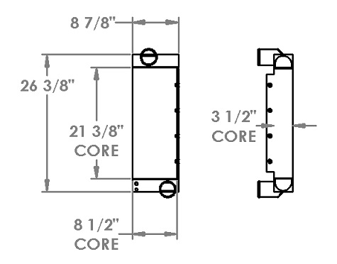 280444 - Power Curber Charge Air Cooler Charge Air Cooler