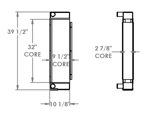 280445 - Morbark Charge Air Cooler Charge Air Cooler