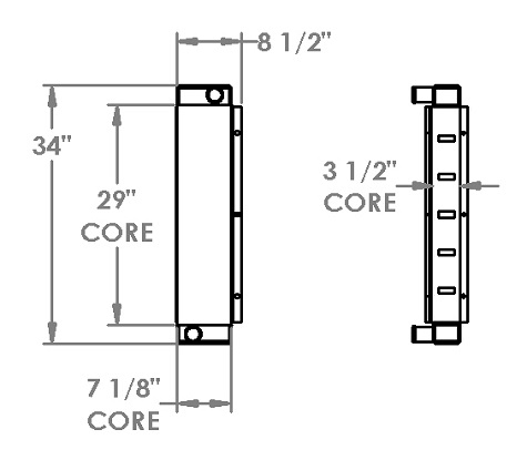 280446 - Sullair Compressor Charge Air Cooler Charge Air Cooler