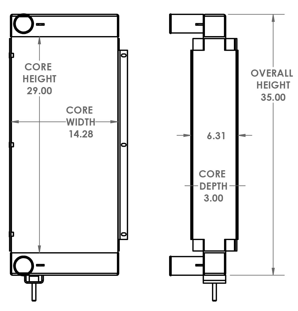 280454 - Industrial Charge Air Cooler Charge Air Cooler