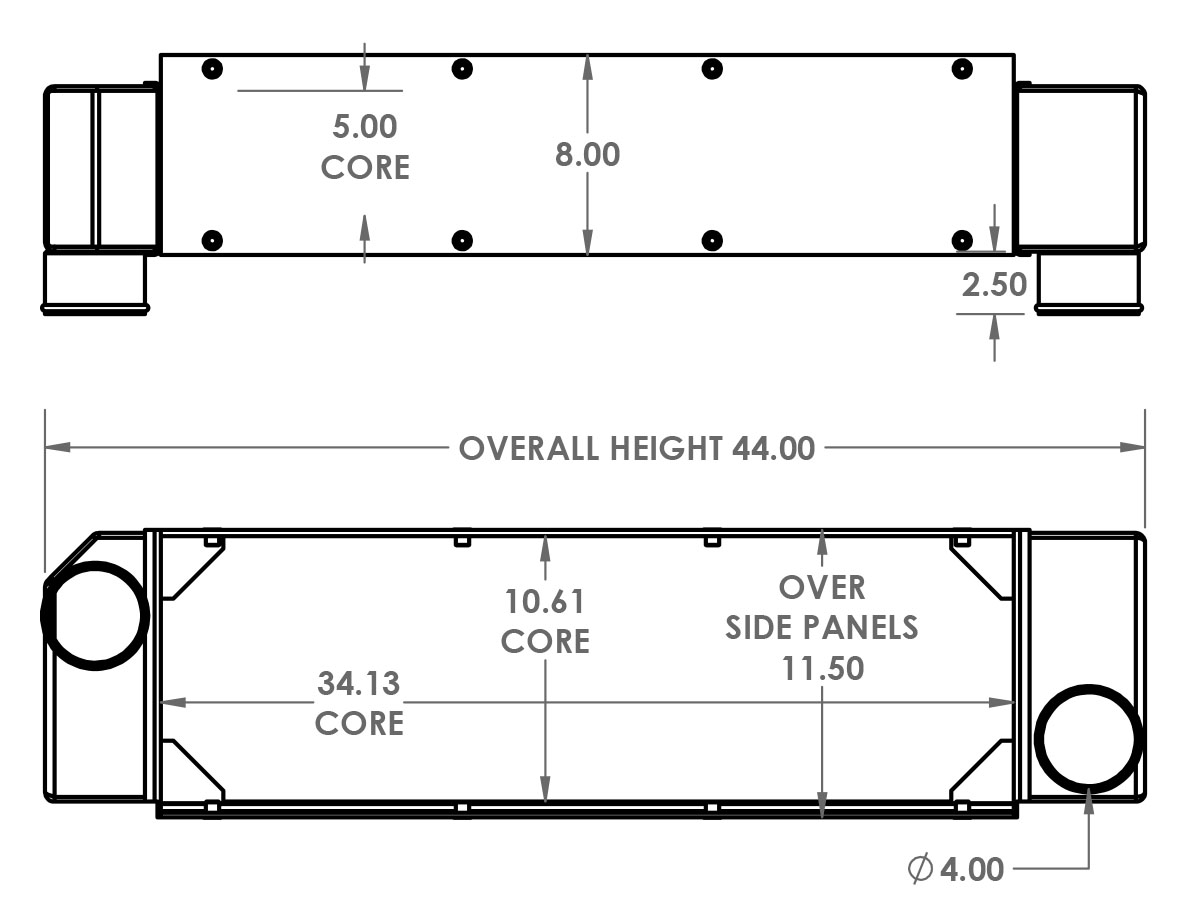 280465 - Crane Charge Air Cooler Charge Air Cooler