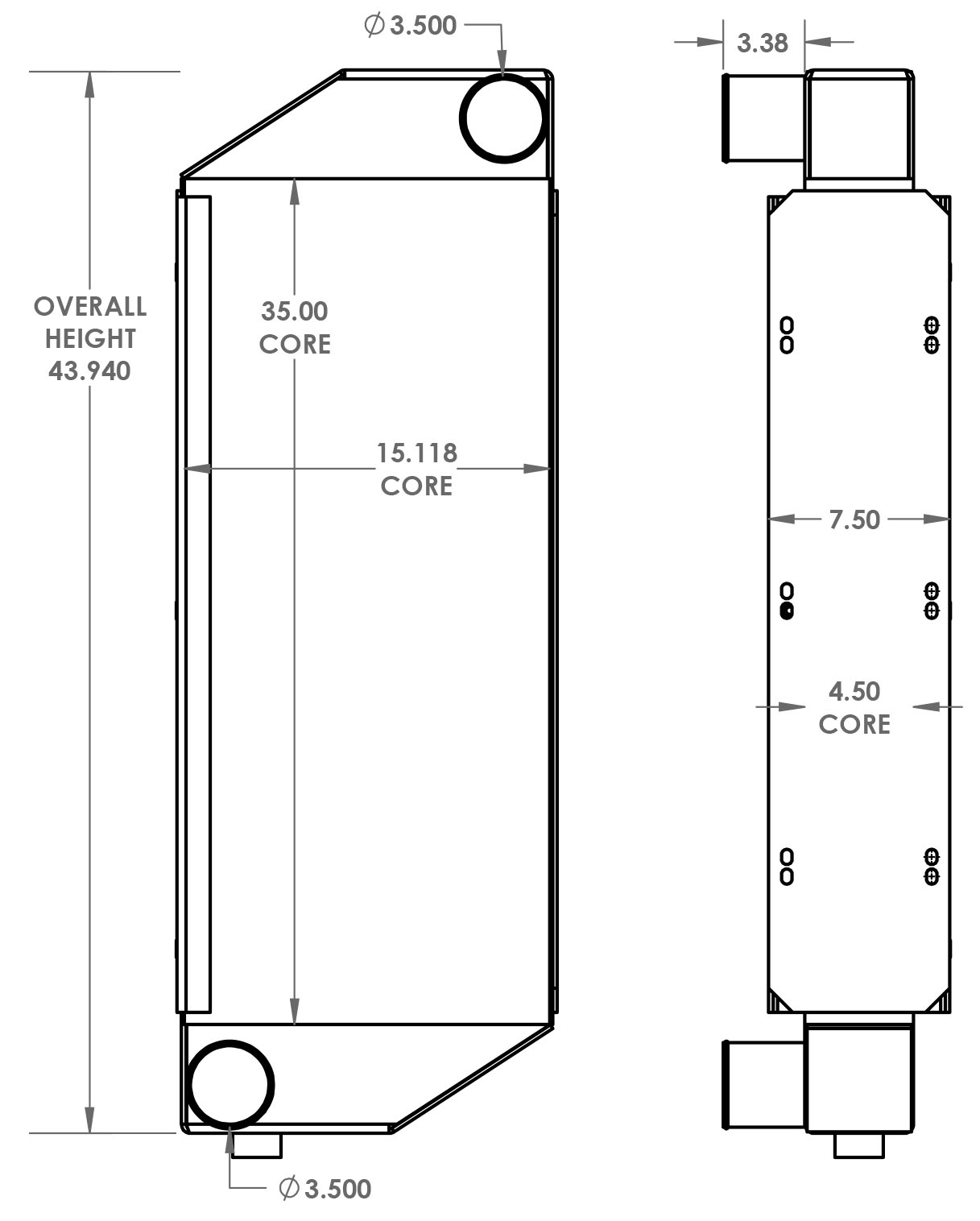 280473 - Industrial Charge Air Cooler Charge Air Cooler