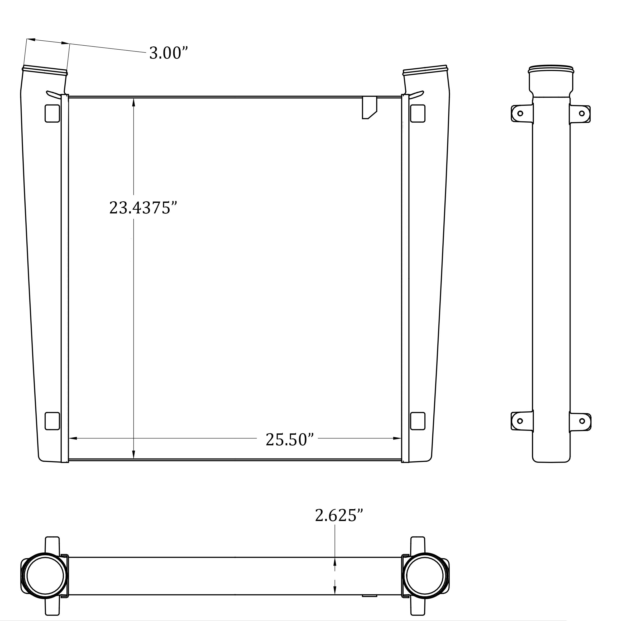 280478 - Case / New Holland Charge Air Cooler Charge Air Cooler