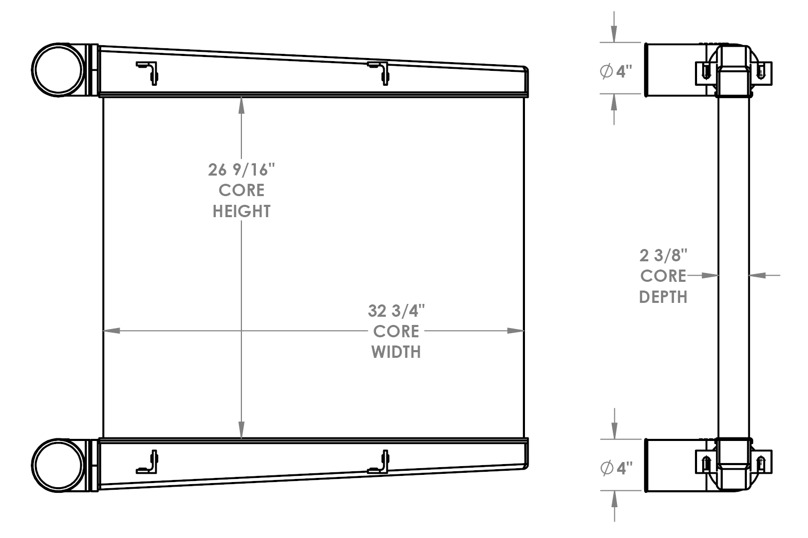 280486 - Fire Truck Charge Air Cooler Charge Air Cooler