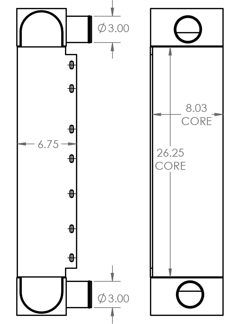 280501 - Hoist Lift Truck Charge Air Cooler Charge Air Cooler