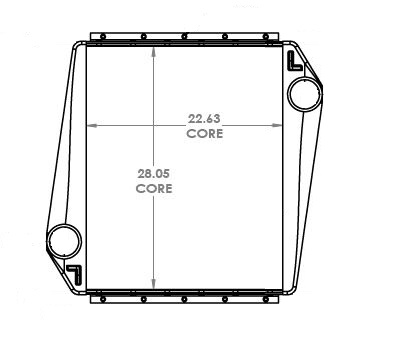 280506 - Volvo Articulated Truck Charge Air Cooler Charge Air Cooler