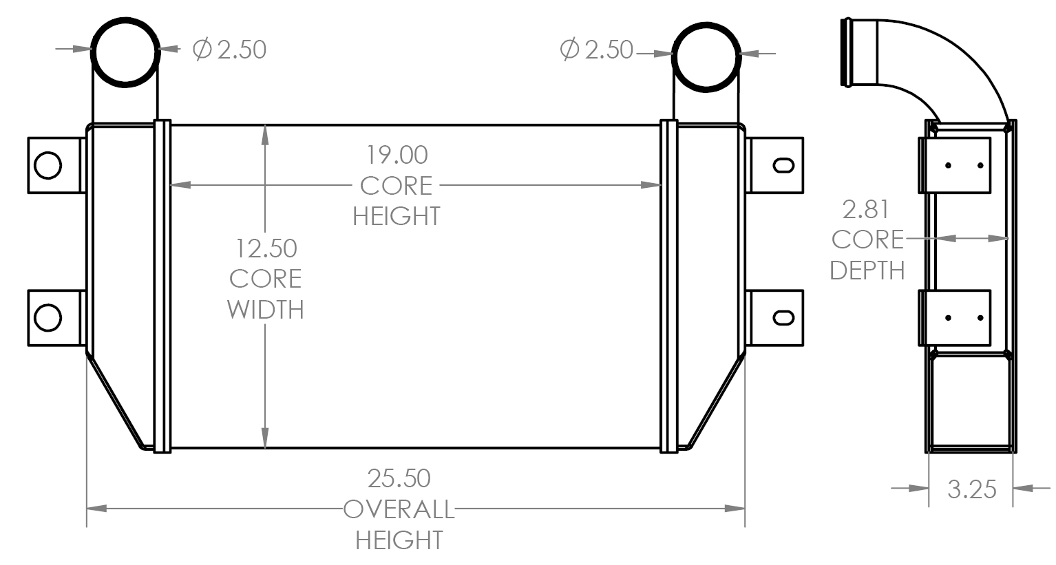 280533 - Sakai SV412 Charge Air Cooler Charge Air Cooler