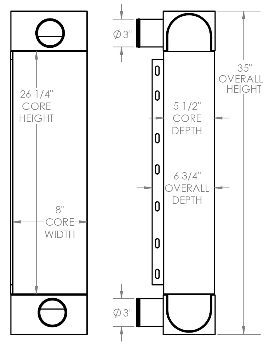 280547 - Hoist Lift Truck Charge Air Cooler Charge Air Cooler