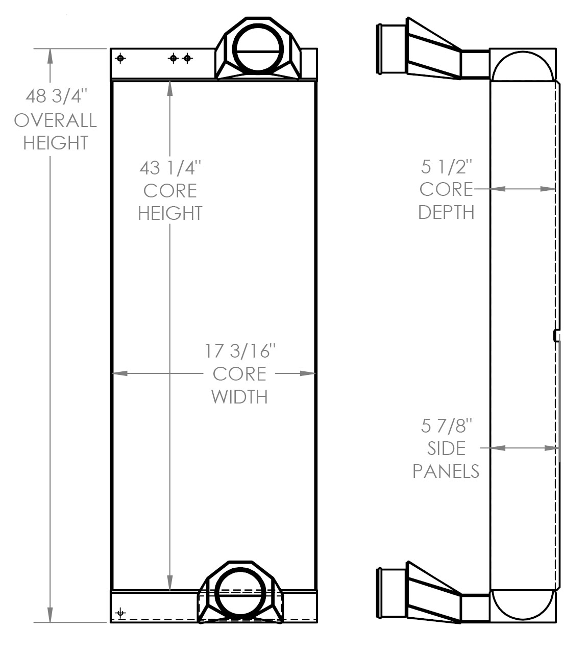 280555 - Liebherr Charge Air Cooler Charge Air Cooler