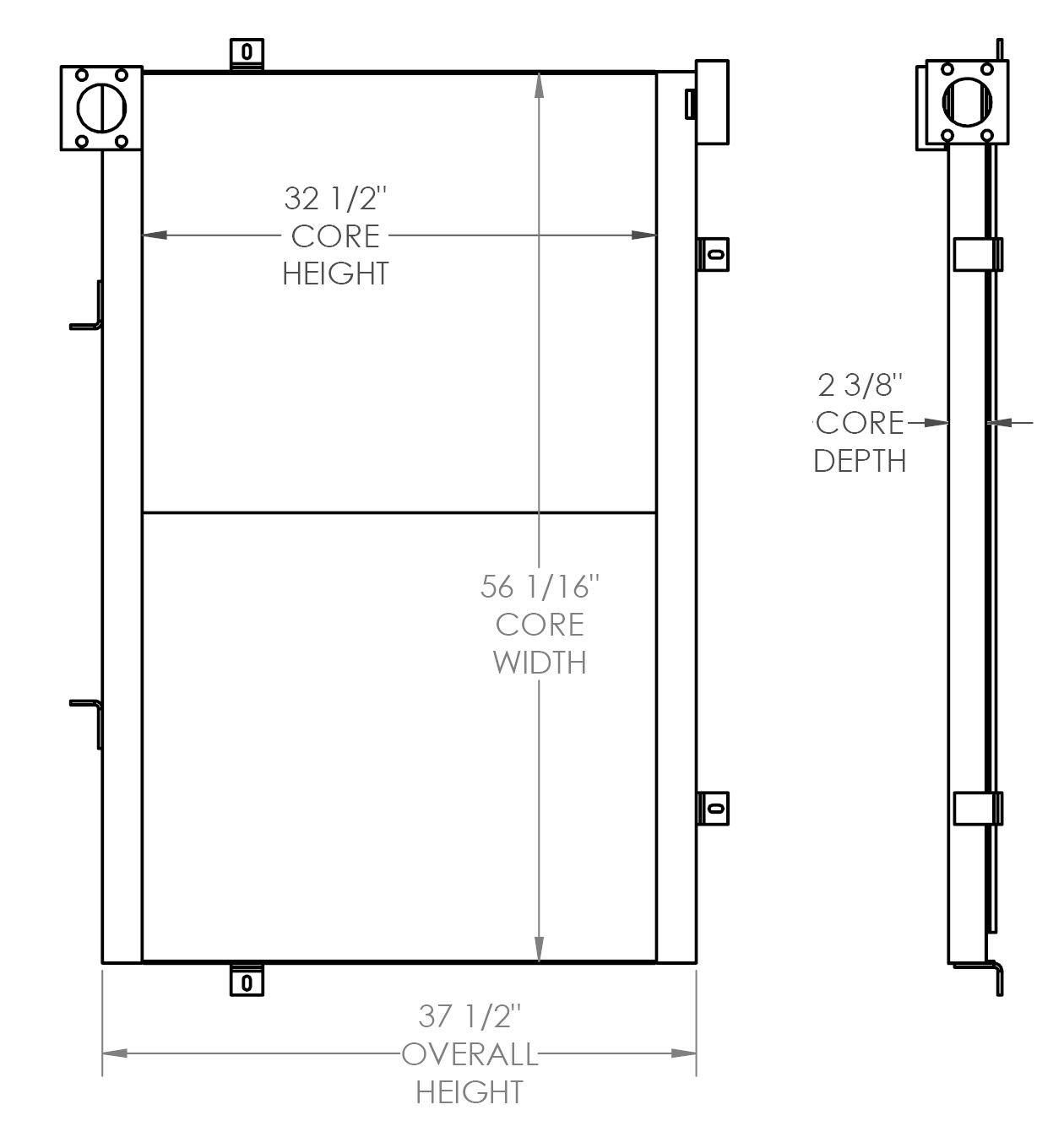 280567 - Ingersoll Rand Charge Air Cooler Charge Air Cooler