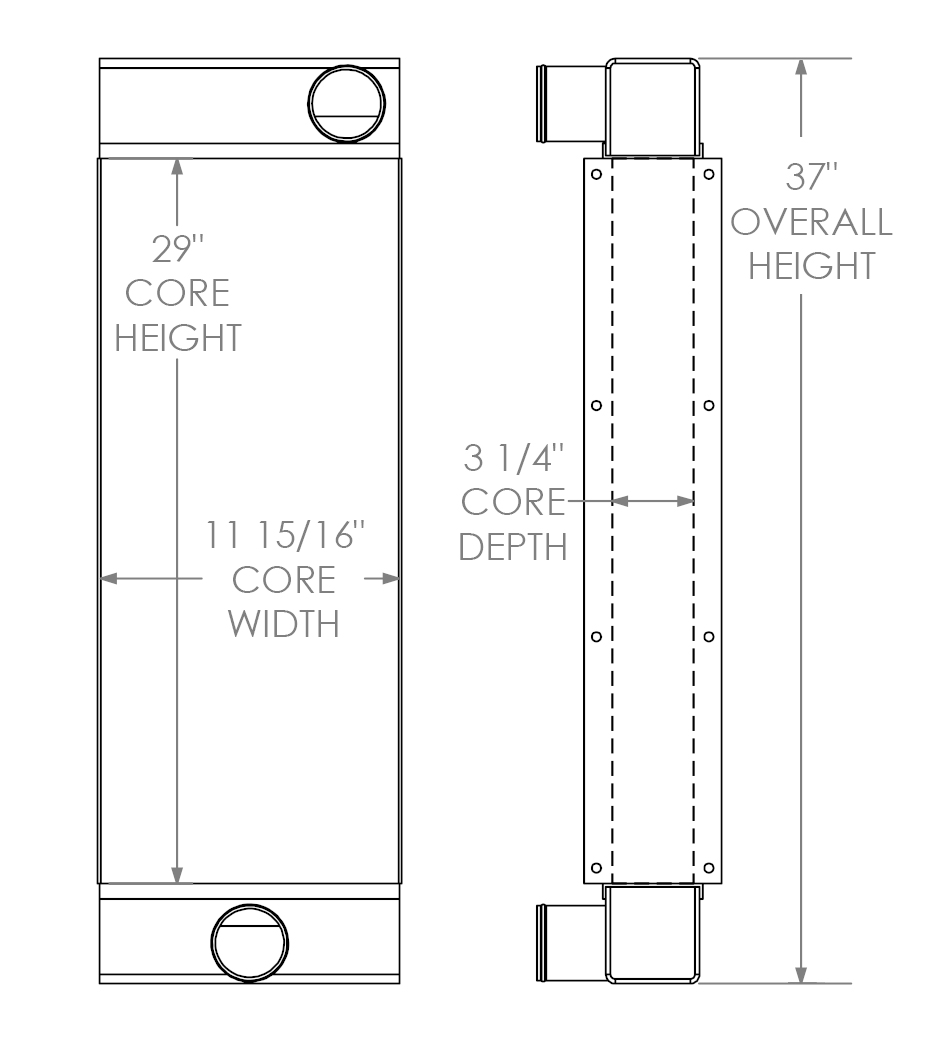 280592 - Industrial Charge Air Cooler Charge Air Cooler