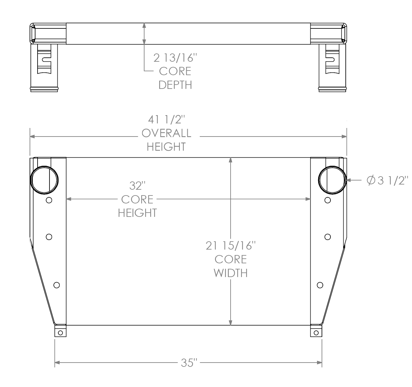 280593 - Industrial Charge Air Cooler Charge Air Cooler