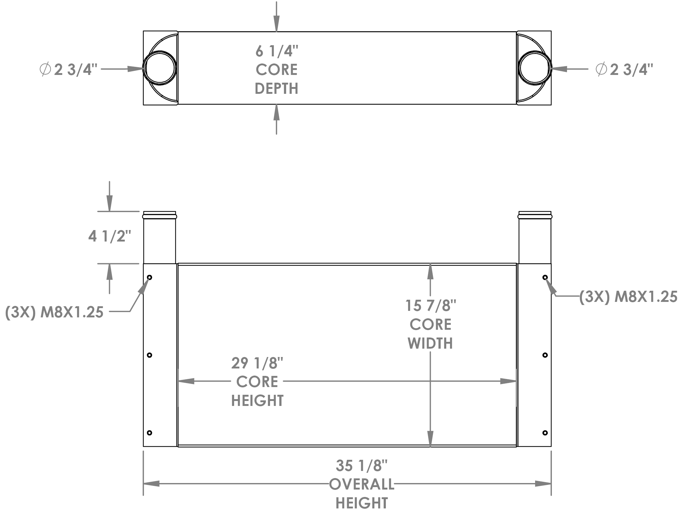 280607 - Sennebogen Charge Air Cooler Charge Air Cooler