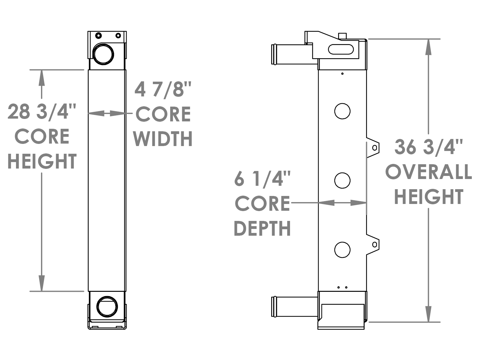 280609 - Caterpillar 953C Charge Air Cooler Charge Air Cooler