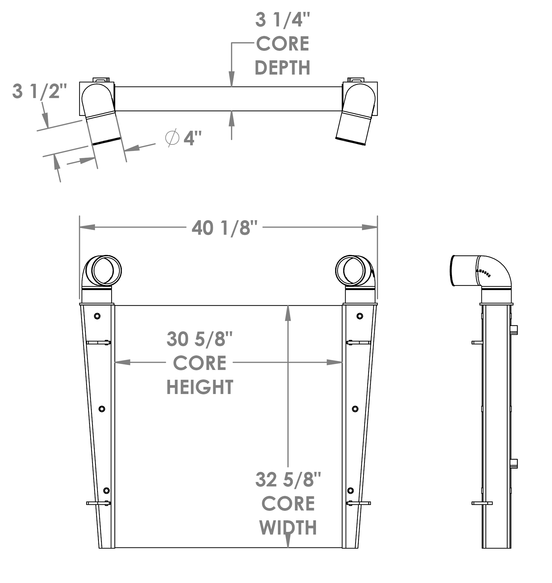 280613 - Fire Truck Charge Air Cooler Charge Air Cooler