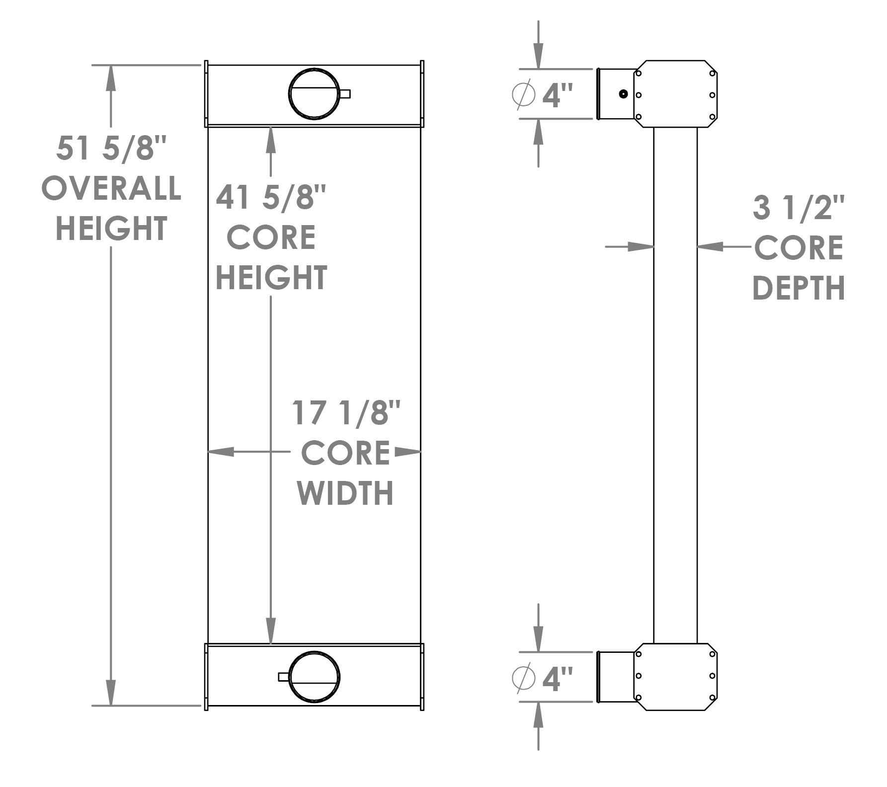 280615 - Bearward Charge Air Cooler Charge Air Cooler