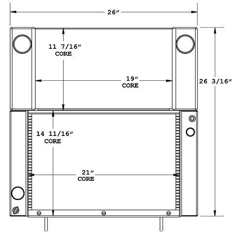 290001 - Radiator / CAC Package Combo Unit