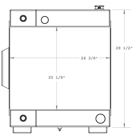 290004 - Oil Cooler / Radiator Combination Unit Combo Unit