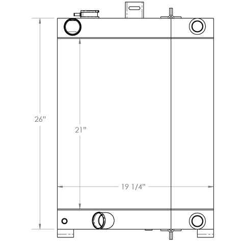 290041 - Radiator / Oil Cooler Package Combo Unit