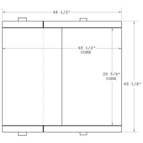 290046 - Charge Air Cooler / Oil Cooler Combo Unit