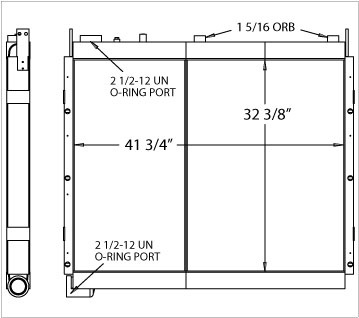 290055 - Ingersoll Rand Oil Cooler Combination Unit Combo Unit