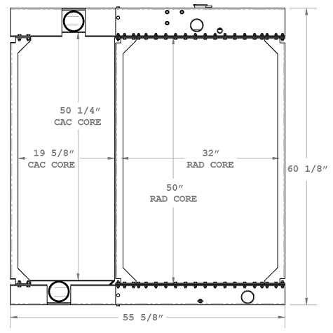 290141 - Crane Radiator / Air Cooler Combo Combo Unit