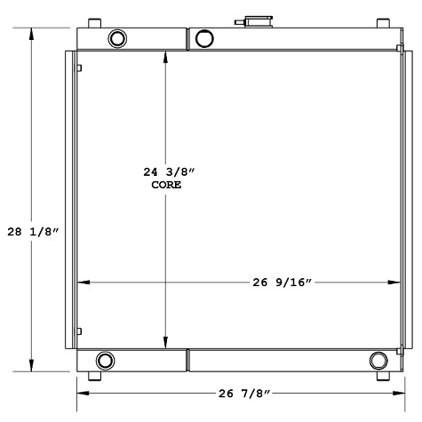 290153 - Kubota SVL Skidsteer Series Combination Cooler Combo Unit