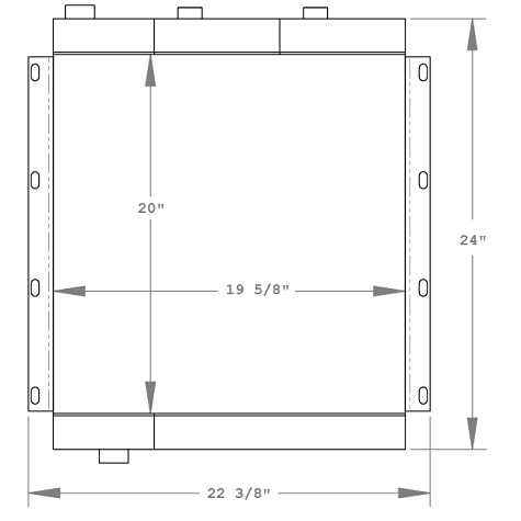 290154 - Gardner Denver Oil Cooler  Combo Unit