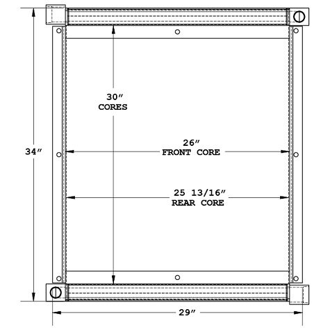 290165 - AIR COMPRESSOR OIL COOLER COMBO Combo Unit