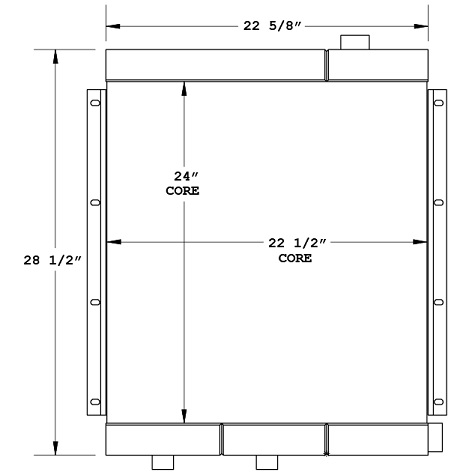 290166 - QUINCY AIR COOLED OIL COOLER COMBO Combo Unit