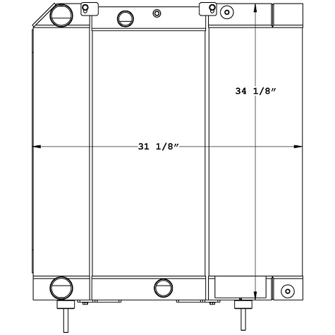 290174 - Caterpillar TL1055C Telehandler Cooling Package Combo Unit