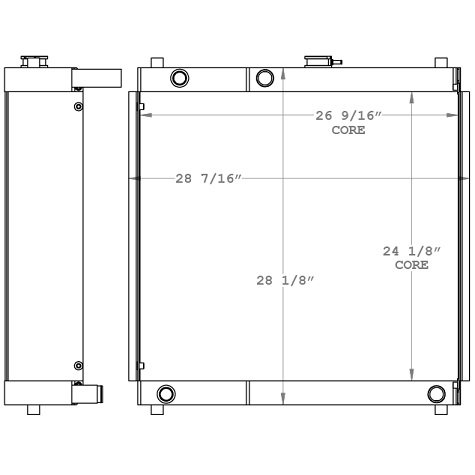 290180 - Kubota SVL95-2S Combination Cooler Combo Unit