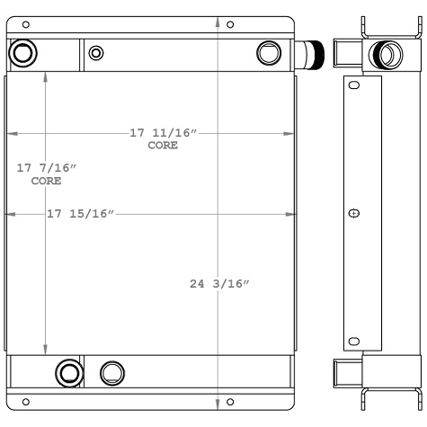 290186 - Caterpillar Compact Roller Combonation Cooler Combo Unit